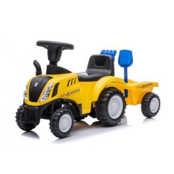   Sun Baby New Holland traktor, bébitaxi -  pótkocsival - sárga