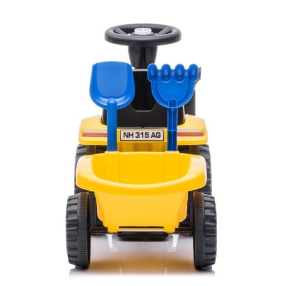 Sun Baby New Holland traktor, bébitaxi -  pótkocsival - sárga