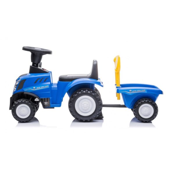 Sun Baby New Holland traktor, bébitaxi -  pótkocsival - kék