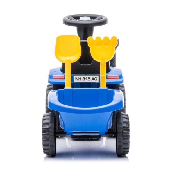 Sun Baby New Holland traktor, bébitaxi -  pótkocsival - kék