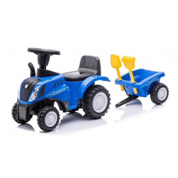 UTOLSÓ DARABOK - Sun Baby New Holland traktor, bébitaxi -  pótkocsival - kék