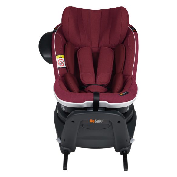 BeSafe gyerekülés iZi Twist I-Size 61-105 cm (6 hó-4 év) - burgundy mélange