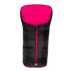   Fillikid Eco Big bundazsák babakocsiba 100 x 55 cm - fekete pink béléssel
