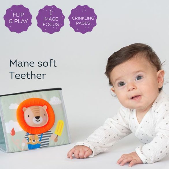Taf Toys bébikönyv puha Tummy-Time - Szavanna 
