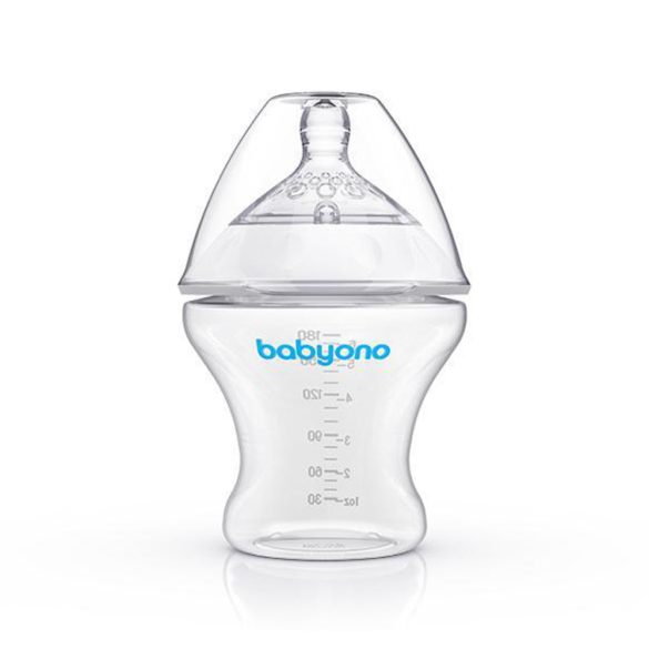 BabyOno cumisüveg Natural Nursing műanyag anti-colic 180 ml