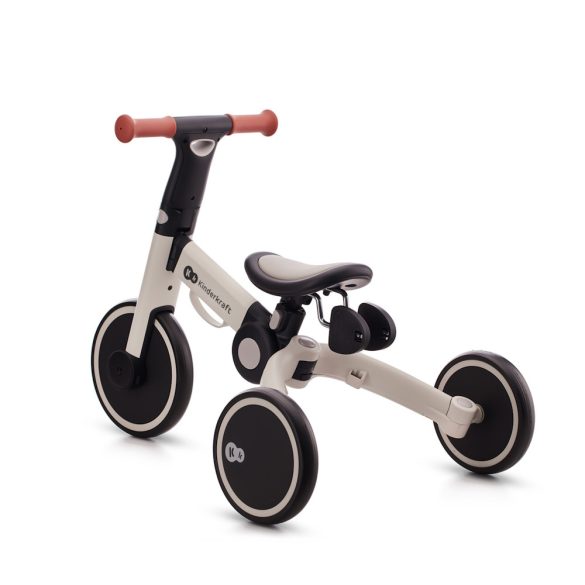 Kinderkraft 4Trike tricikli és futóbicikli 2in1 - sunflower grey