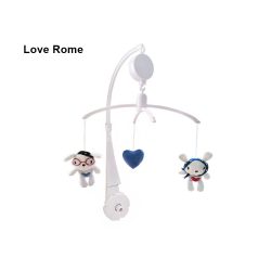 Kikkaboo plüss zenélő forgó - Love Rome