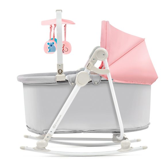Kinderkraft Unimo Up 5in1 bölcső, babaágy, hinta, pihenőszék, szék - rózsaszín