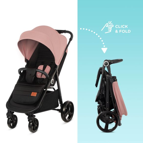 Kinderkraft Grande Plus sportbabakocsi 22 kg-ig - rózsaszín