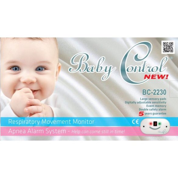 Baby Control BC-2230 légzésfigyelő 3 érzékelőlappal