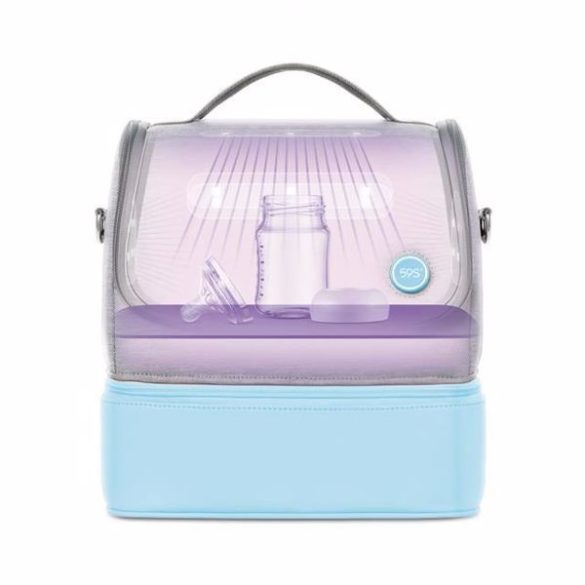 59S P14 UVC LED sterilizáló kismama táska - kék