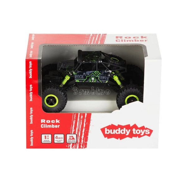Buddy Toys sziklamászó távirányítós autó-zöld
