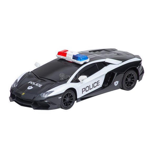 Buddy Toys rendőrségi Lamborghini távirányítós autó