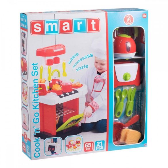 Smart Cook'n'Go játékkonyha - 21 kiegészítővel