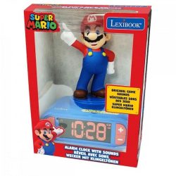   Lexibook Mario ébresztő óra éjszakai fénnyel és hangeffektekkel