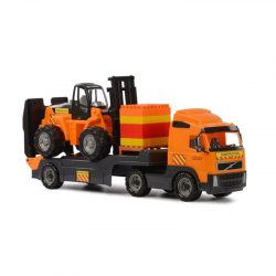  Volvo kamion targoncával és építőkockákkal 89,5 cm
