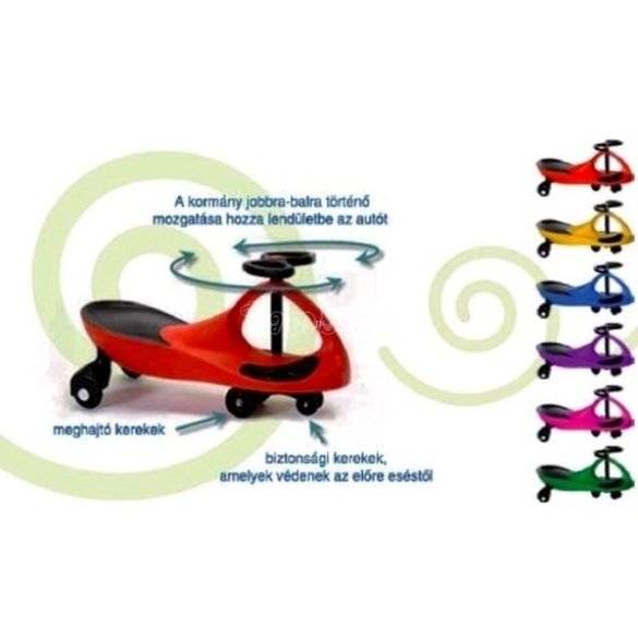 Bobo Car műanyag kerekekkel (több színben)
